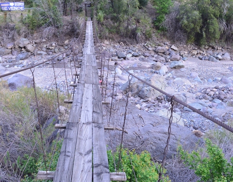 2nd photo of homemade footbridge